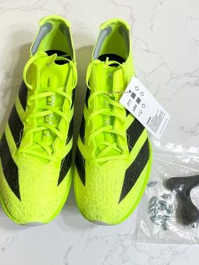 Adidas Adizero Prime SP 3 Strung Track Spikes Mens Size 7 Lucid Lemon IH580